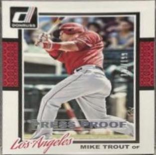 Mike Trout [Silver Press Proof] #301