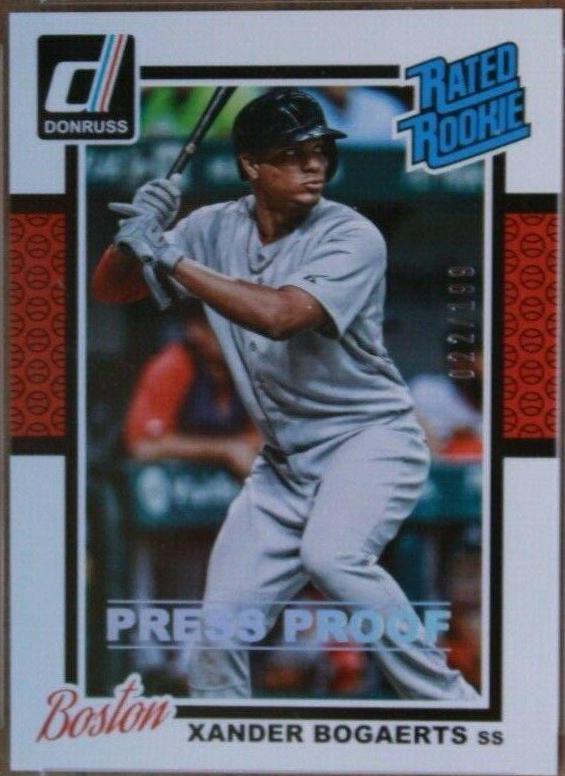 Xander Bogaerts [Silver Press Proof] #44