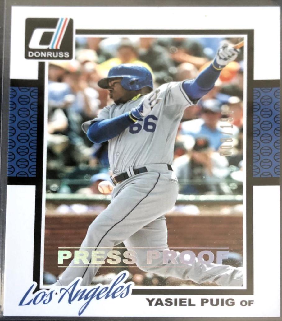 Yasiel Puig [Silver Press Proof] #170