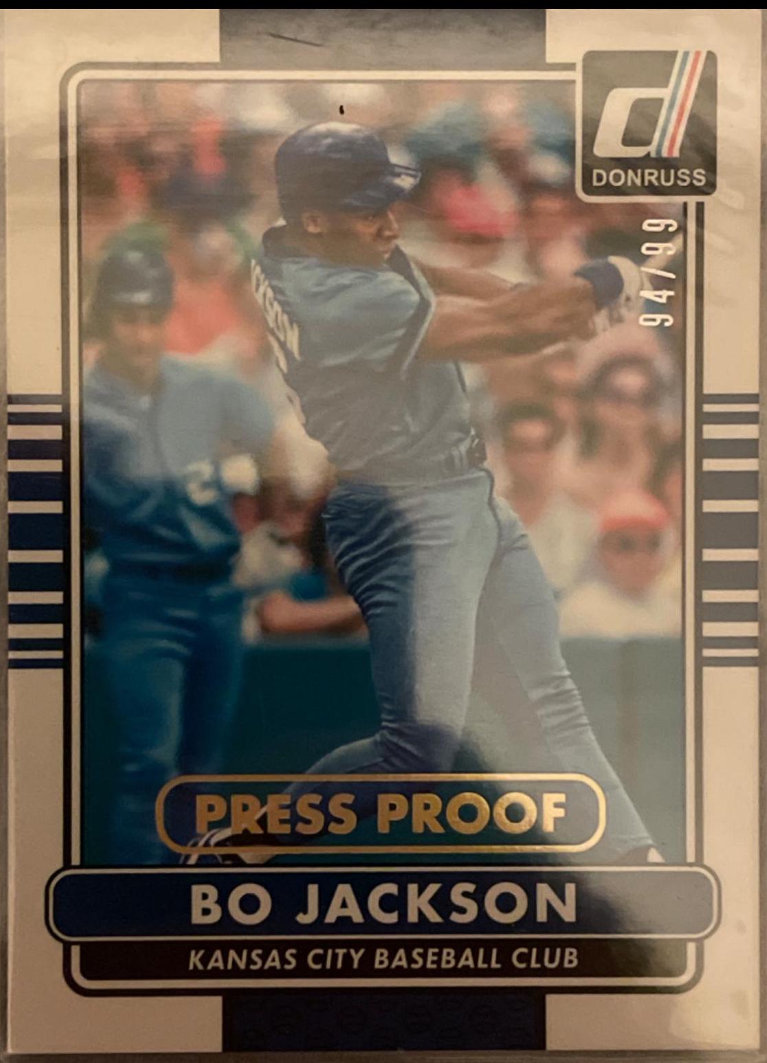 Bo Jackson [Color Photo Gold Press Proof] #194