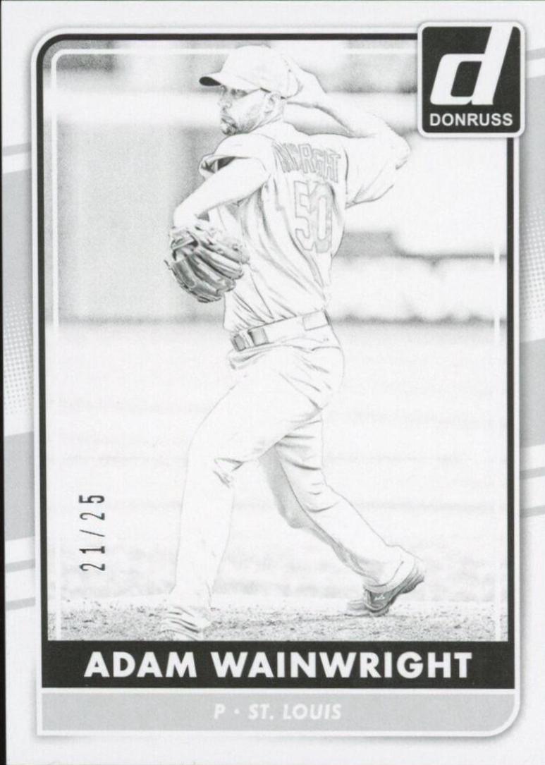 Adam Wainwright [Test Proof Black] #133