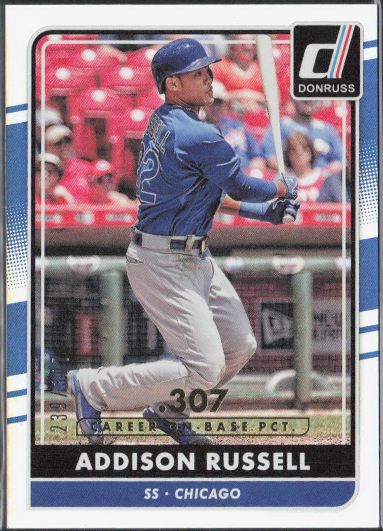 Addison Russell [Career Stat Line] #158