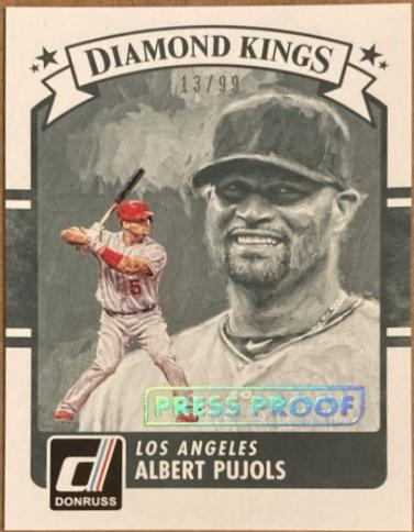 Albert Pujols [Gold Press Proof] #13
