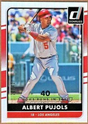 Albert Pujols [Season Stat Line] #62