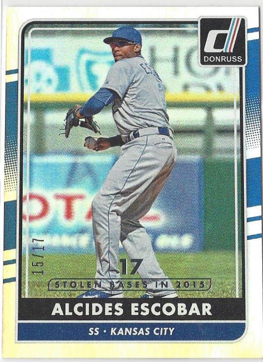Alcides Escobar [Season Stat Line] #78