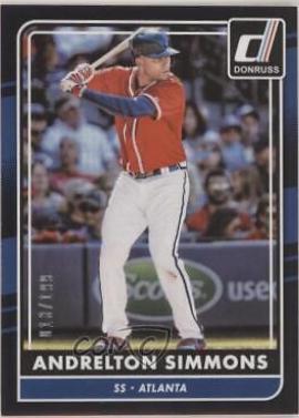 Andrelton Simmons [Black Border] #80