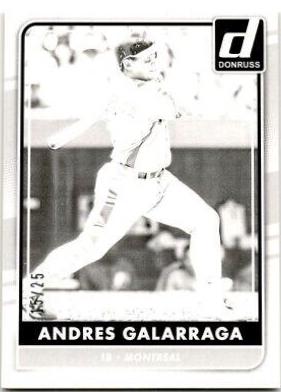 Andres Galarraga [Test Proof Black] #192