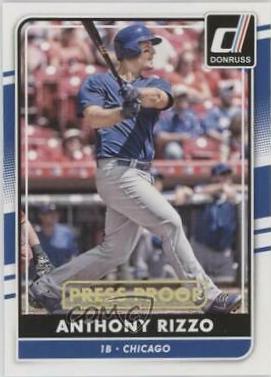 Anthony Rizzo [Gold Press Proof] #87