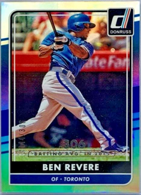 Ben Revere [Season Stat Line] #102
