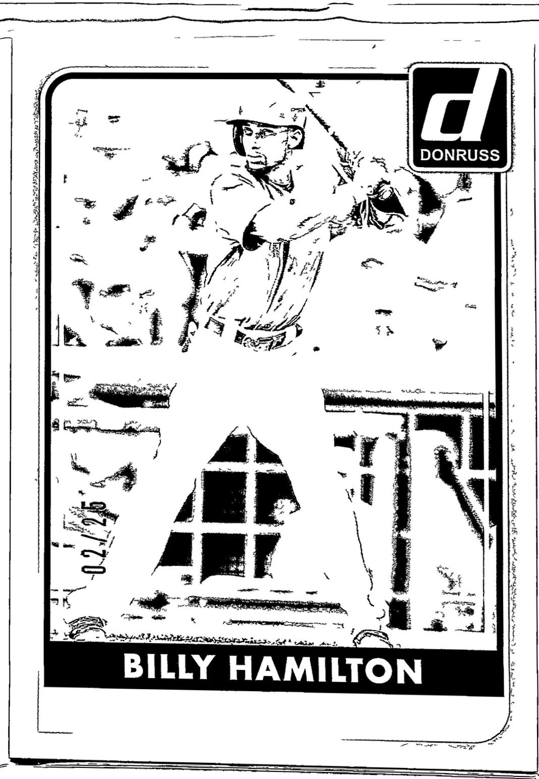 Billy Hamilton [Test Proof Cyan] #109