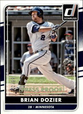 Brian Dozier [Gold Press Proof] #115