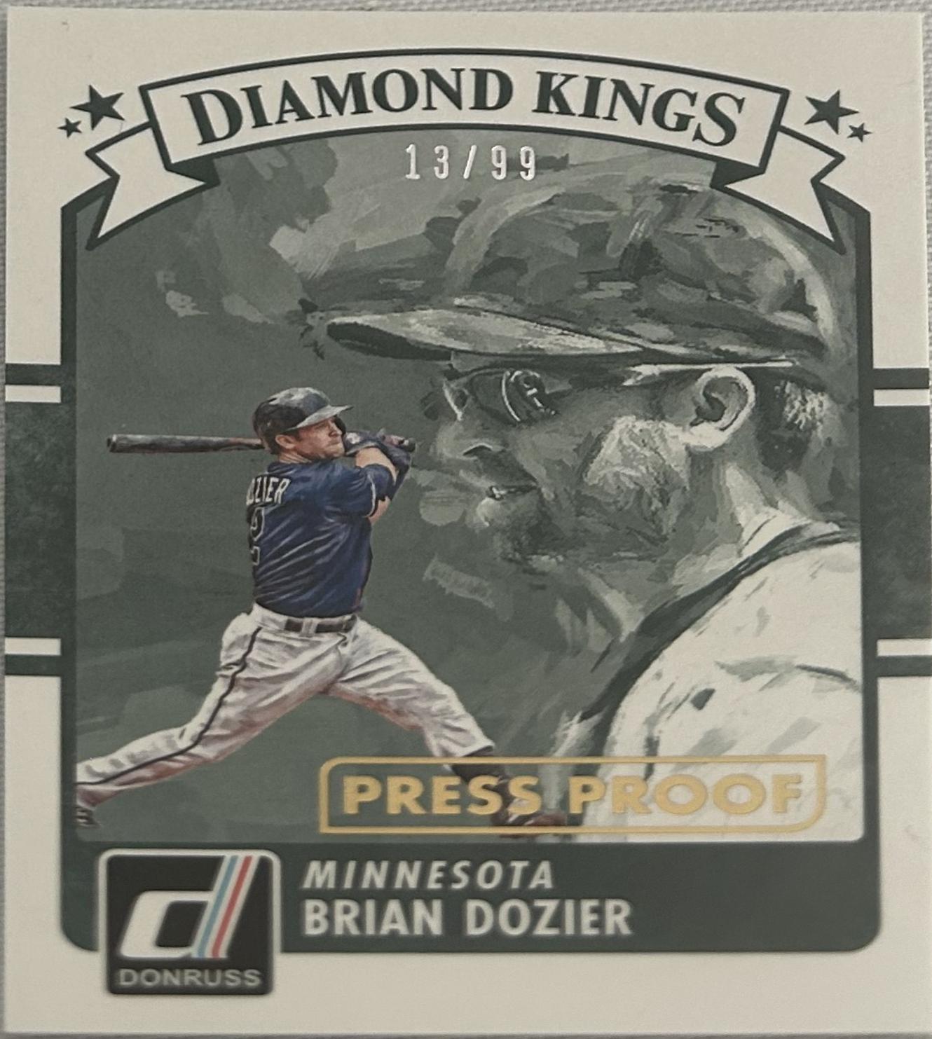 Brian Dozier [Gold Press Proof] #17