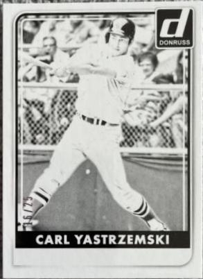 Carl Yastrzemski [Test Proof Black] #185