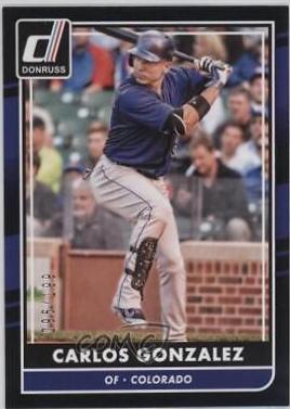 Carlos Gonzalez [Black Border] #71
