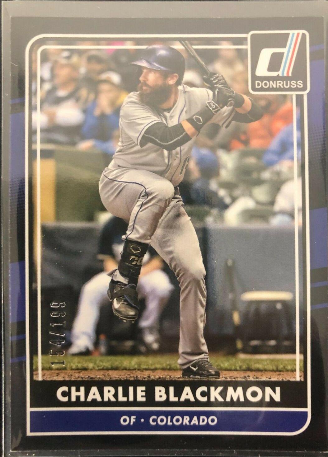 Charlie Blackmon [Black Border] #103