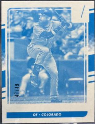 Charlie Blackmon [Test Proof Cyan] #103
