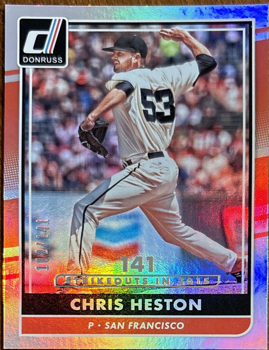 Chris Heston [Season Stat Line] #135