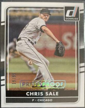 Chris Sale [Gold Press Proof] #108
