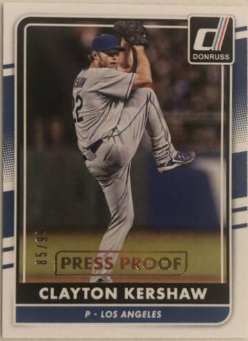 Clayton Kershaw [Gold Press Proof] #53