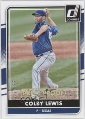 Colby Lewis [Gold Press Proof] #98