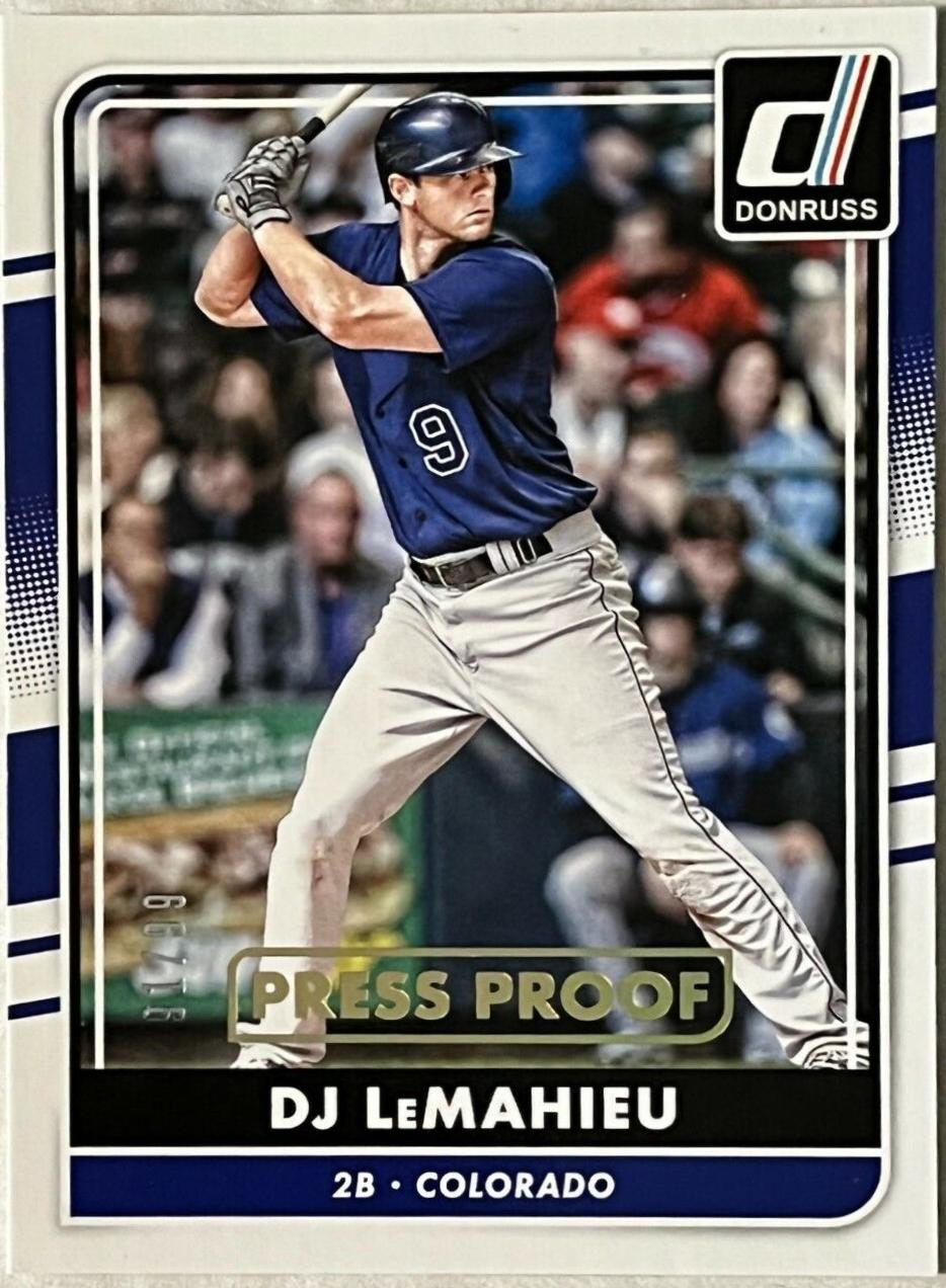 DJ LeMahieu [Gold Press Proof] #173