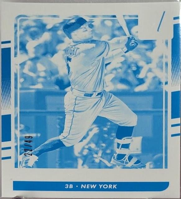 David Wright [Test Proof Cyan] #170
