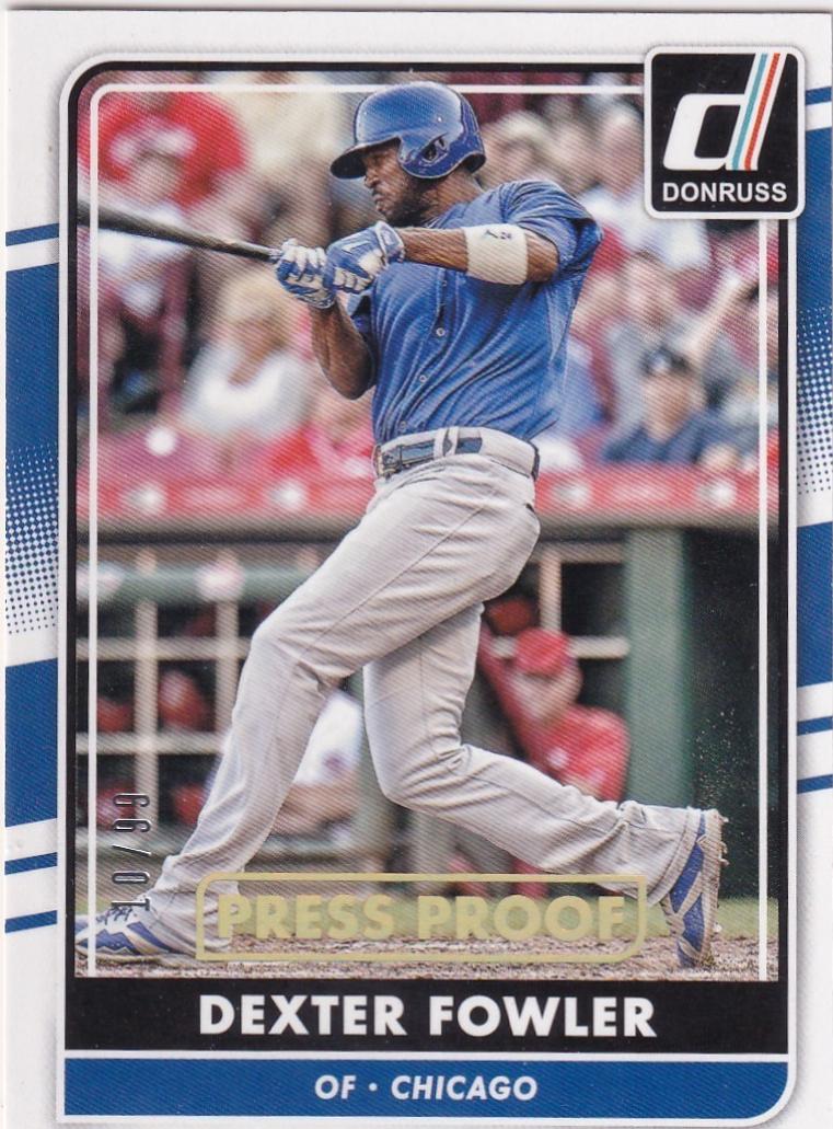 Dexter Fowler [Gold Press Proof] #114