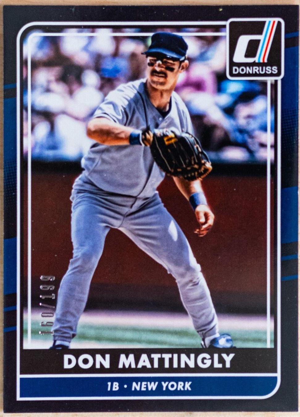 Don Mattingly [Black Border] #186