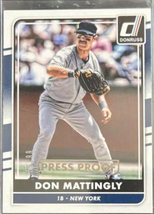 Don Mattingly [Gold Press Proof] #186