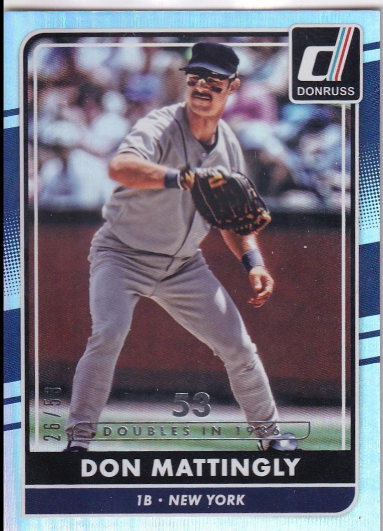 Don Mattingly [Season Stat Line] #186