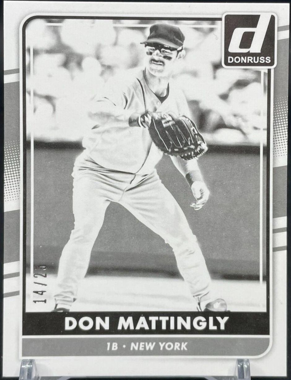 Don Mattingly [Test Proof Black] #186