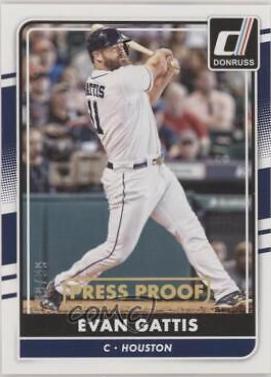 Evan Gattis [Gold Press Proof] #150