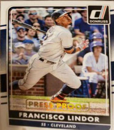 Francisco Lindor [Gold Press Proof] #107