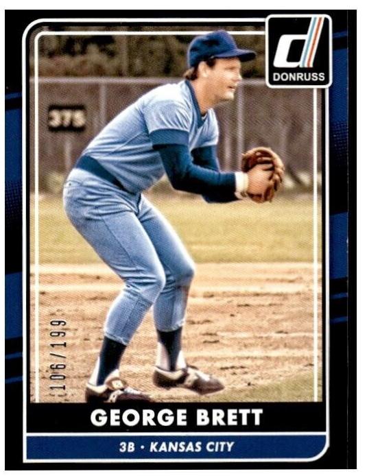 George Brett [3B Kansas City Black Border] #182