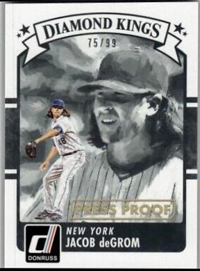 Jacob deGrom [Gold Press Proof] #18