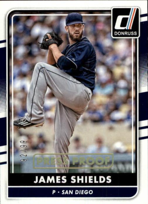 James Shields [Gold Press Proof] #130