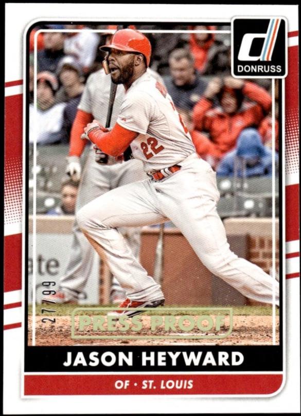 Jason Heyward [Gold Press Proof] #112