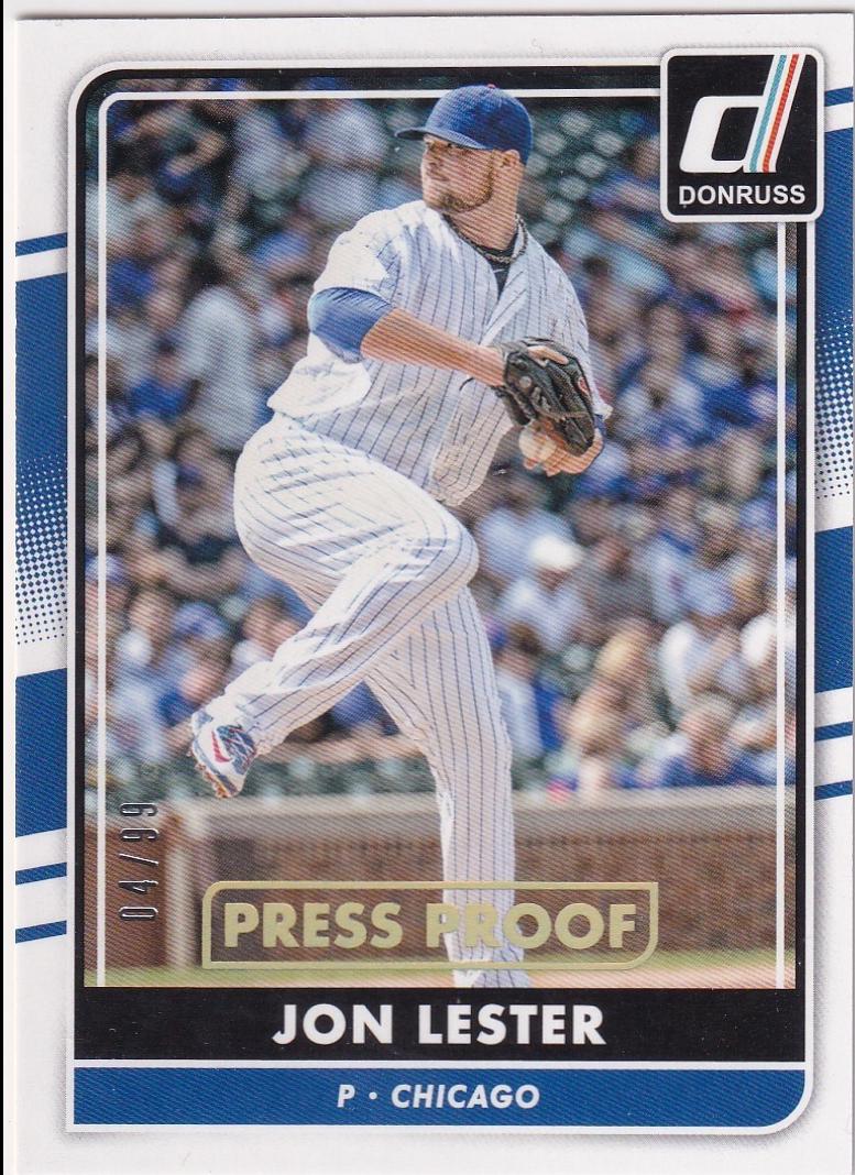 Jon Lester [Gold Press Proof] #125
