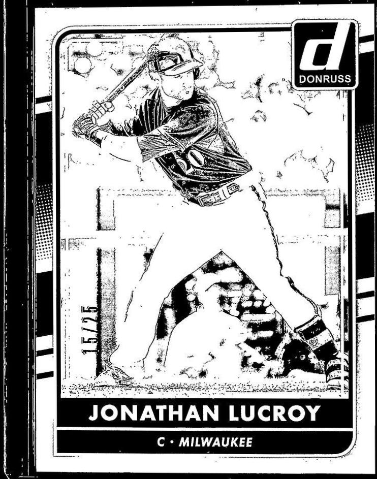 Jonathan Lucroy [Test Proof Black] #141