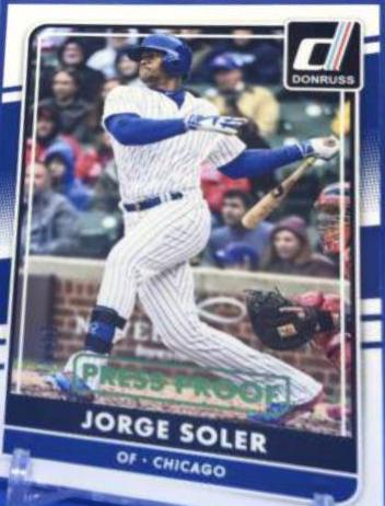 Jorge Soler [Gold Press Proof] #167