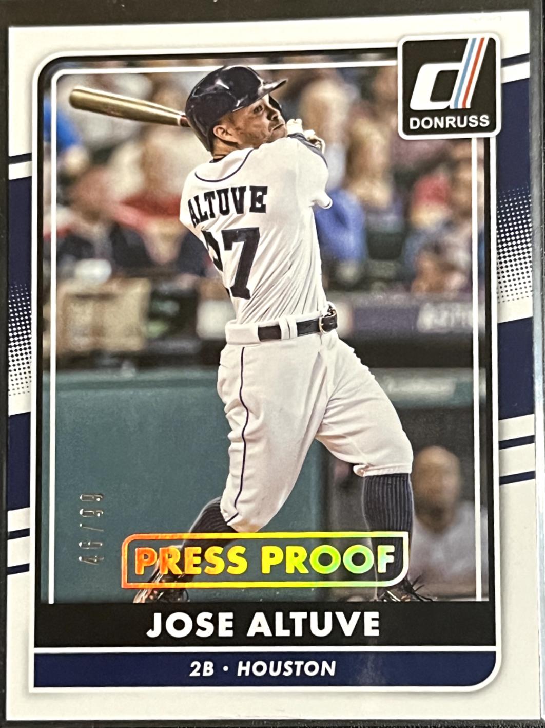 Jose Altuve [Gold Press Proof] #68