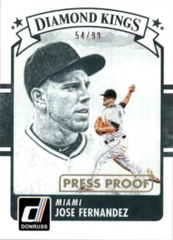 Jose Fernandez [Gold Press Proof] #15