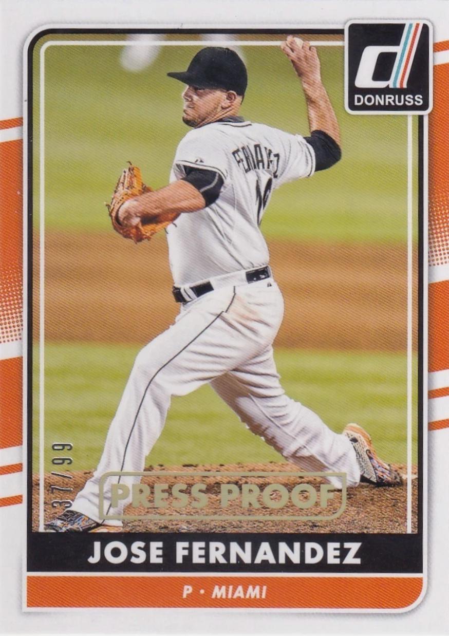 Jose Fernandez [Gold Press Proof] #156
