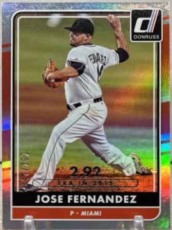 Jose Fernandez [Season Stat Line] #156