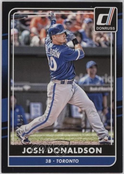 Josh Donaldson [3B Toronto Black Border] #47