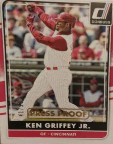 Ken Griffey Jr. [Of Cincinnati Gold Press Proof] #179