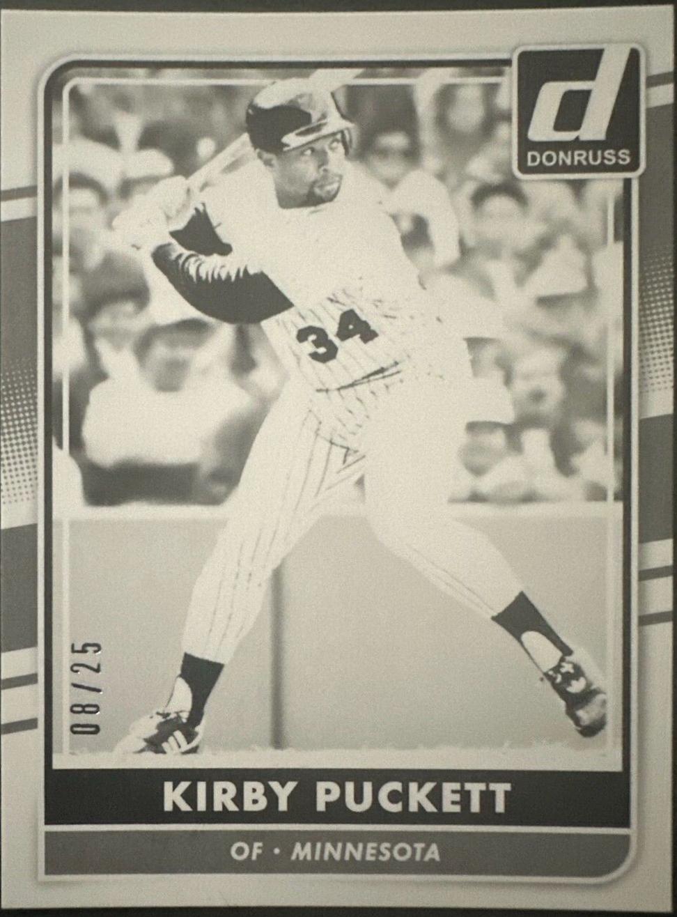 Kirby Puckett [Test Proof Black] #178