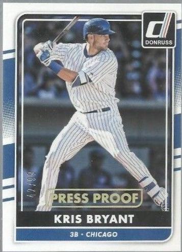 Kris Bryant [3B Chicago Gold Press Proof] #60