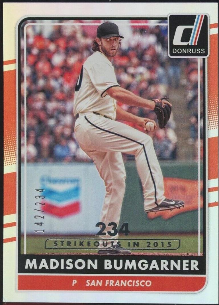 Madison Bumgarner [Season Stat Line] #95