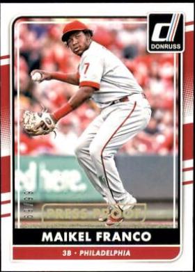 Maikel Franco [Gold Press Proof] #159